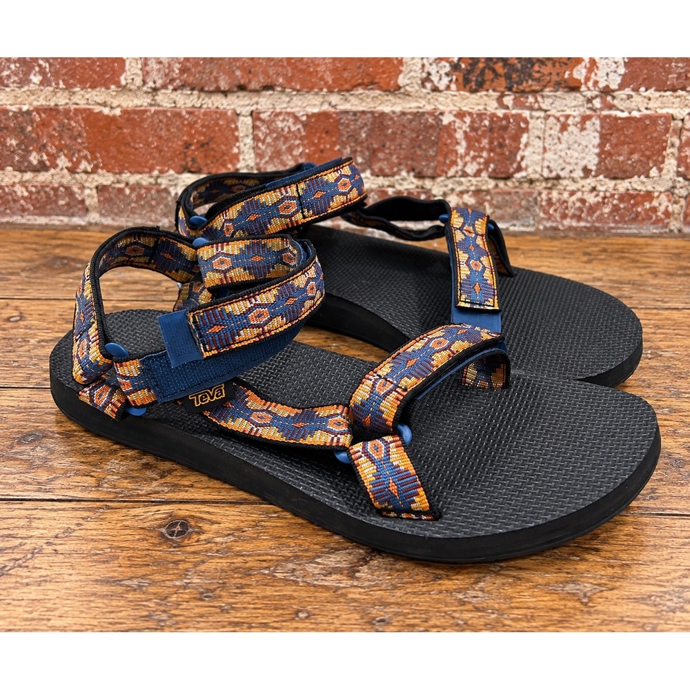 Teva Sandals Women 9 Aztec Southwestern Celestial Gorpcore Hiking Boho Hippie